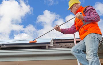 Plot Gate soft wash roof cleaning